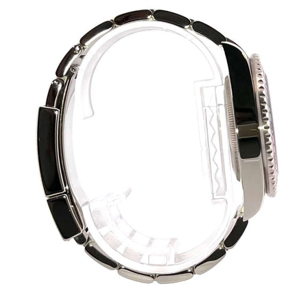 Seitenansicht Rolex GMT-Master II 126719BLRO Weißgold Gehäuse und Armband, blau/rote Keramik Lünette, blaues Zifferblatt, 2020 Modell