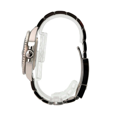 Rolex GMT-Master II Weißgold 126719BLRO Meteorit seitliche Ansicht des Gehäuses und Armbands