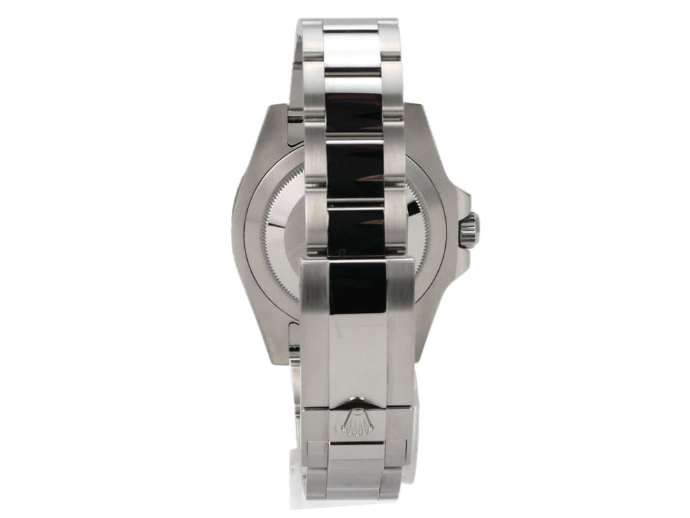 Rolex GMT-Master II Edelstahl 126720VTNR Oyster-Band, Edelstahl-Uhr mit Oyster-Armband und Gehäuseansicht