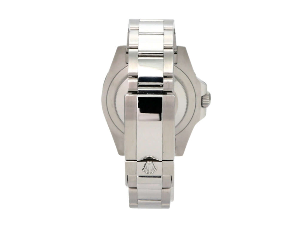 Rolex GMT-Master II Edelstahl 126720VTNR Oyster-Band mit Edelstahlgehäuse und Oyster-Armband, Rückansicht