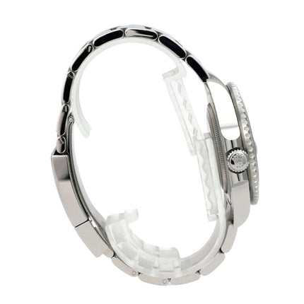 Rolex GMT-Master II Edelstahl 126720VTNR Oyster-Band seitliche Ansicht des Gehäuses und Armbands aus Edelstahl