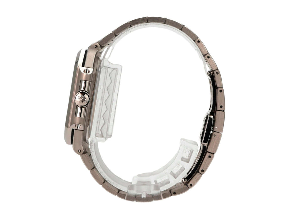 Patek Philippe Cubitus 7128/1G-001 seitliche Ansicht des Uhrenarmbands und Gehäuses aus 18 kt Weißgold