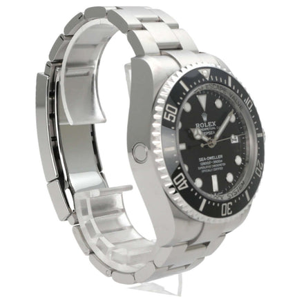 Rolex Sea-Dweller Deepsea 136660, Edelstahl-Taucheruhr mit schwarzem Zifferblatt und Oysterband
