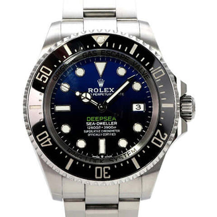 Rolex Sea-Dweller Deepsea 136660 D-Blue Uhr mit blauem Zifferblatt und Edelstahlarmband