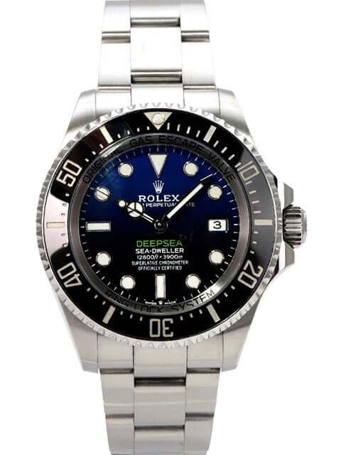 Rolex Sea-Dweller Deepsea 136660 D-Blue Uhr mit blauem Zifferblatt und Edelstahlarmband