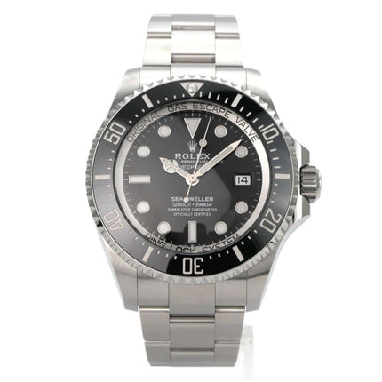 Rolex Sea-Dweller Deepsea 136660 D-Blue Edelstahl-Lünette und schwarzes Zifferblatt, sportliche Luxus-Uhr