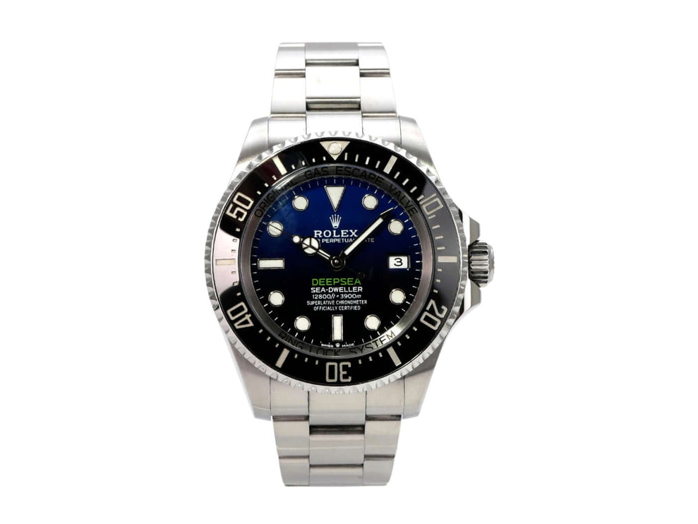 Rolex Sea-Dweller Deepsea 136660 D-Blue mit Edelstahlarmband und blauem Zifferblatt