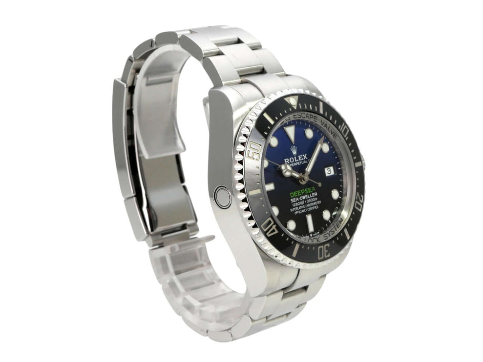 Rolex Sea-Dweller Deepsea 136660 D-Blue Uhr mit Edelstahlband und schwarzer Keramikeinlage