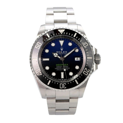 Rolex Sea-Dweller Deepsea 136660 D-Blue Uhr mit Edelstahlgehäuse und blauem Zifferblatt