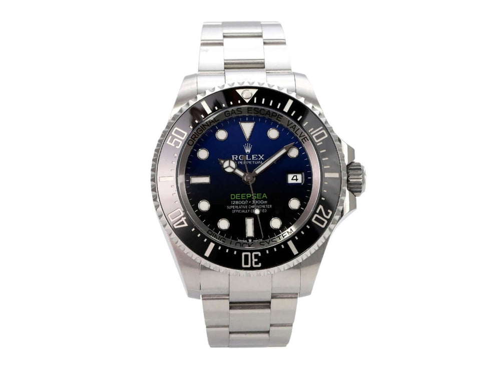 Rolex Sea-Dweller Deepsea 136660 D-Blue Uhr mit Edelstahlgehäuse und blauem Zifferblatt