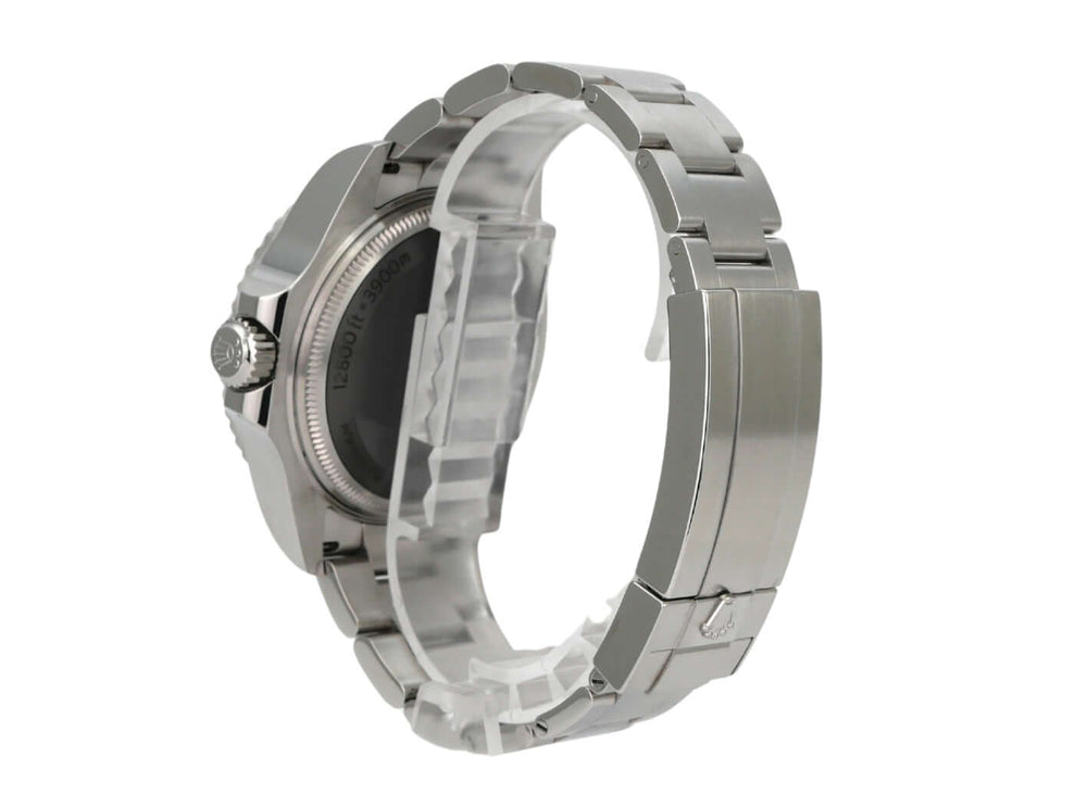 Rolex Sea-Dweller Deepsea 136660 D-Blue Armband und Gehäuse aus poliertem Edelstahl.