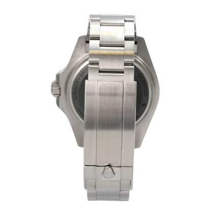 Rolex Sea-Dweller Deepsea 136660 D-Blue Rückansicht mit Oyster Edelstahlband und Sicherheitsfaltschließe