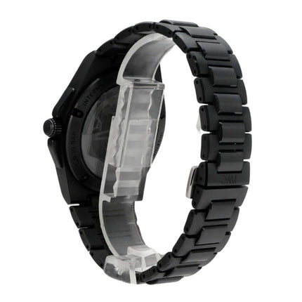 IWC Ingenieur Automatic 42 IW338903 schwarze Keramik Uhr mit Automatikwerk und Keramikband