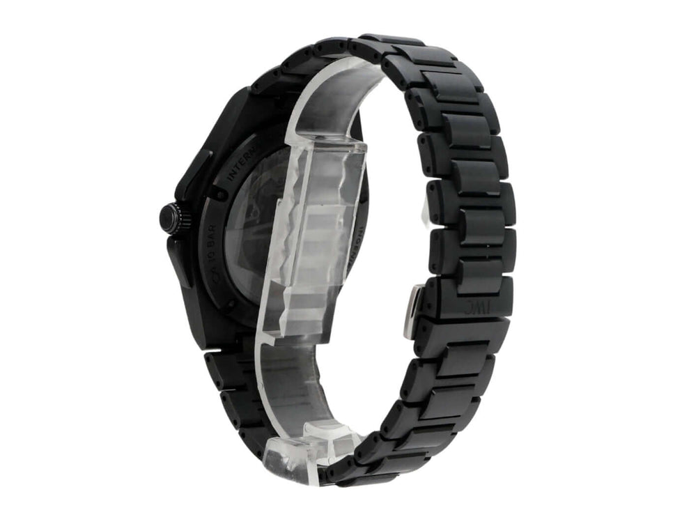 IWC Ingenieur Automatic 42 IW338903 schwarze Keramik Uhr mit Automatikwerk und Keramikband