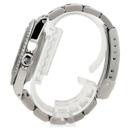 Rolex Submariner 40 Edelstahl 14060M mit Edelstahlgehäuse, schwarzer Lünette und Oyster-Armband