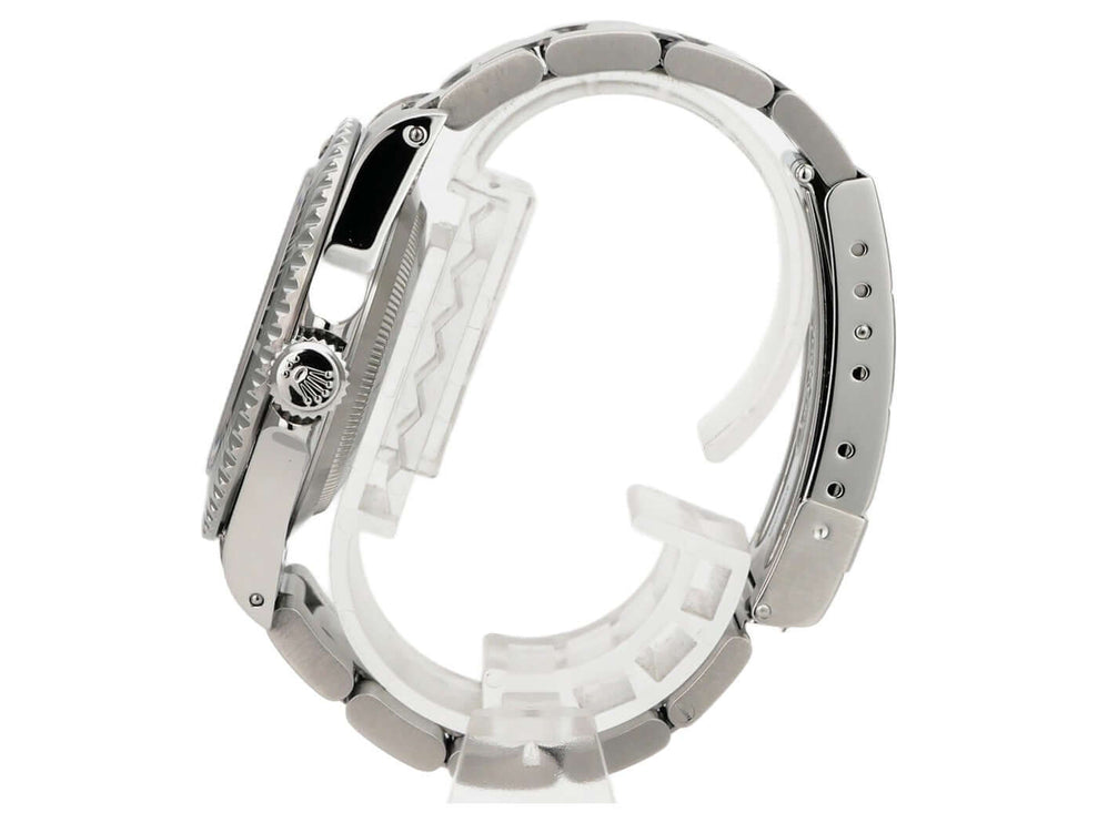 Rolex Submariner 40 Edelstahl 14060M mit Edelstahlgehäuse, schwarzer Lünette und Oyster-Armband