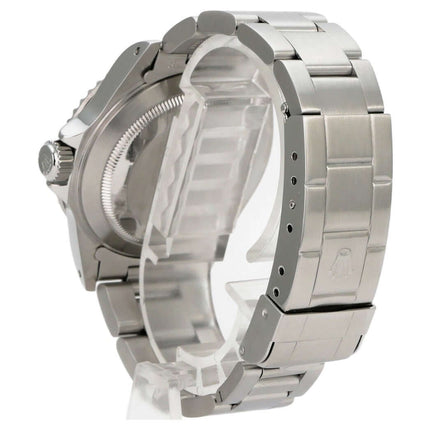 Rolex Submariner 40 Edelstahl 14060M mit Oyster-Armband, Gehäuseboden und Sicherheitsfaltschließe