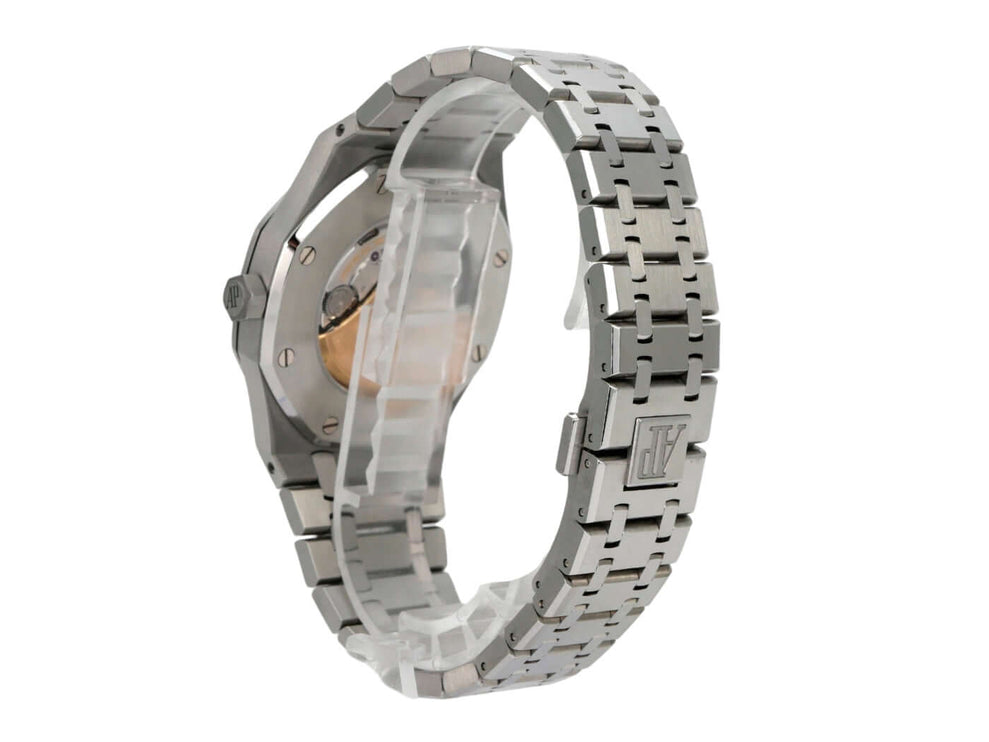 Audemars Piguet AP Royal Oak 15400ST.OO.1220ST.01 Edelstahl-Gehäuse mit poliertem und satiniertem Armband.