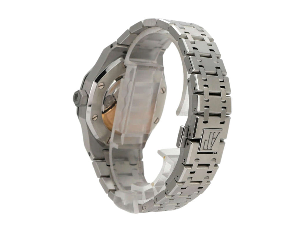 Audemars Piguet Lady Royal Oak 15450ST.U Edelstahlarmband und Gehäuse, 37 mm Durchmesser, Automatikwerk.