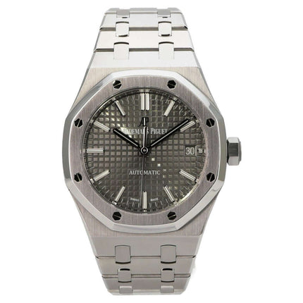 Audemars Piguet Lady Royal Oak 15450ST.OO.1256ST.02 aus Edelstahl mit grauem Zifferblatt, Automatik und Datum