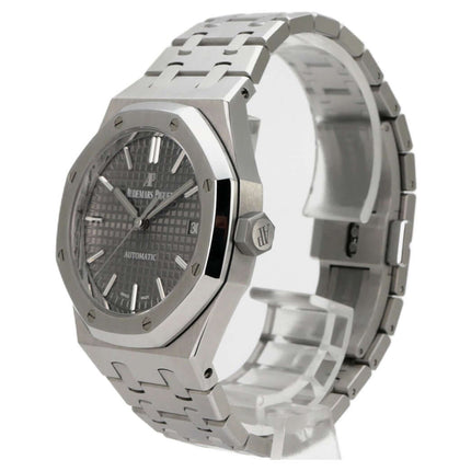 Audemars Piguet Lady Royal Oak 15450ST.OO.1256ST.02, Edelstahlarmband, graues Zifferblatt, Automatik