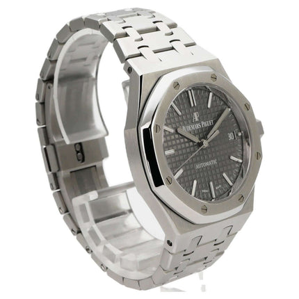 Audemars Piguet Lady Royal Oak 15450ST.OO.1256ST.02 Damenarmbanduhr aus Edelstahl mit grauem Zifferblatt