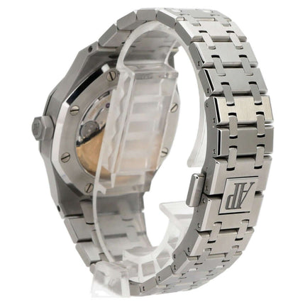 Audemars Piguet Lady Royal Oak 15450ST.OO.1256ST.02 Edelstahlarmband und Gehäuse, graues Zifferblatt, Automatikwerk