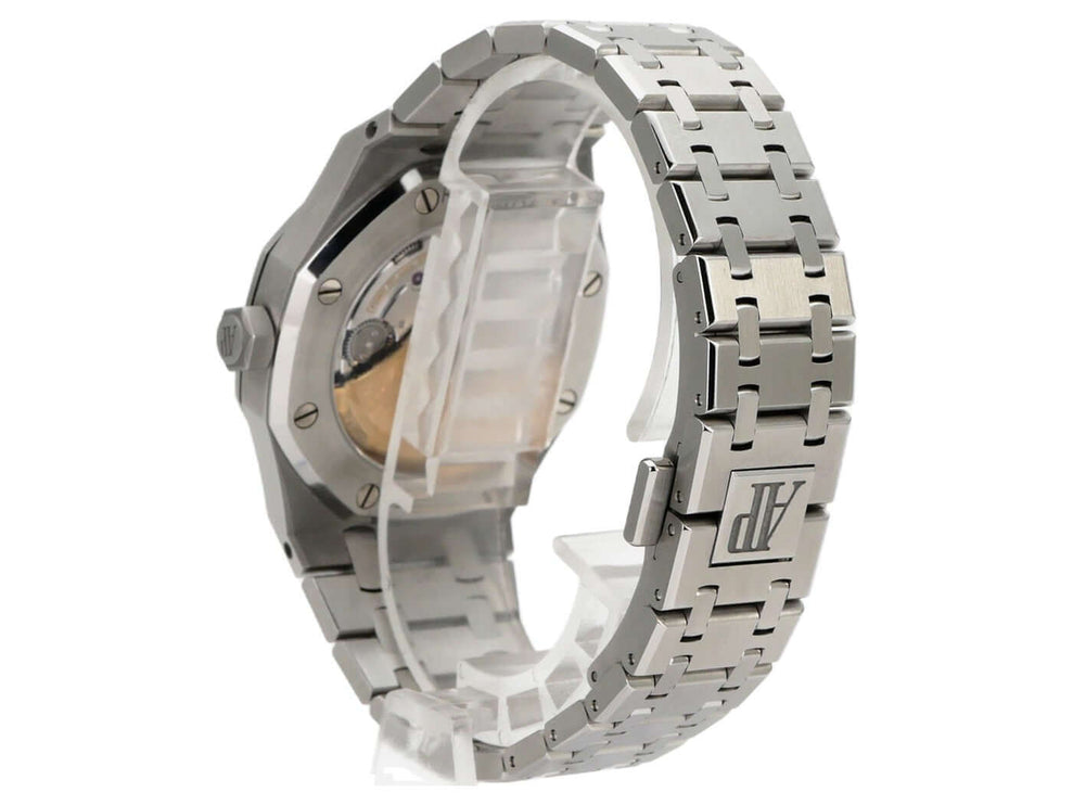Audemars Piguet Lady Royal Oak 15450ST.OO.1256ST.02 Edelstahlarmband und Gehäuse, graues Zifferblatt, Automatikwerk