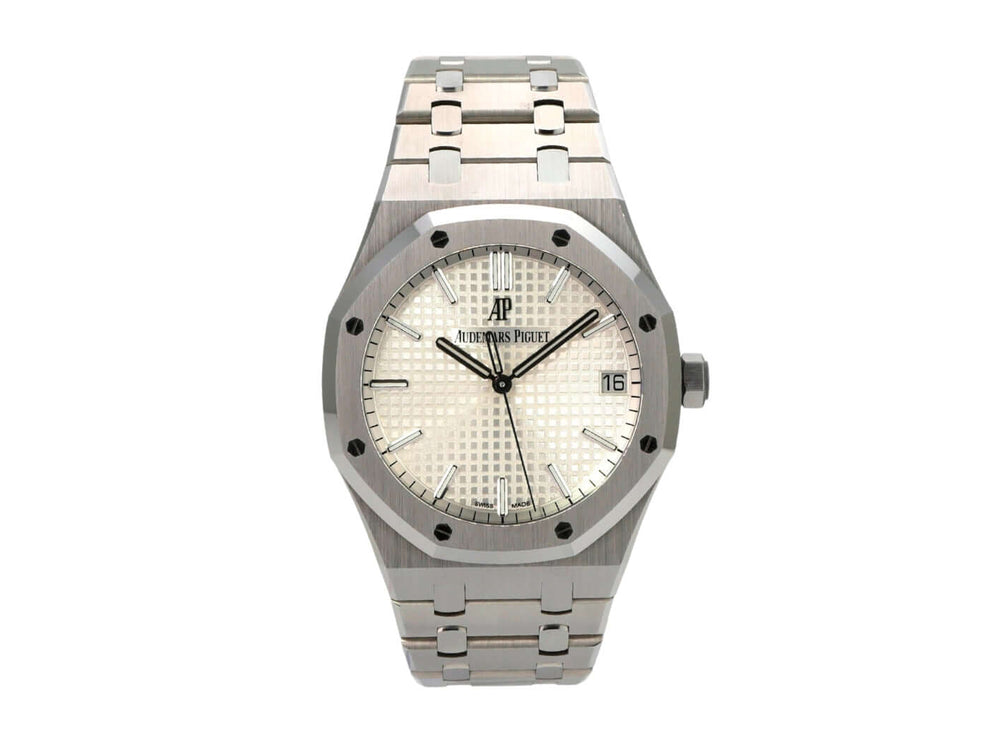 Audemars Piguet AP Royal Oak 15500ST.OO.1220ST.04 mit silberfarbenem Zifferblatt und Edelstahlband