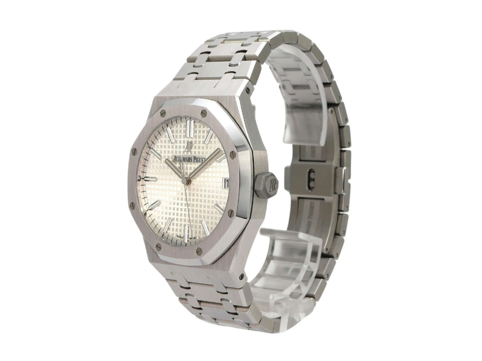 Audemars Piguet AP Royal Oak 15500ST.OO.1220ST.04 mit Edelstahlarmband und silberfarbenem Zifferblatt