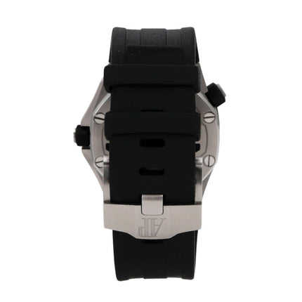 Audemars Piguet Royal Oak Offshore Diver 15703ST.OO.A002CA.01 mit schwarzem Kautschukband und Dornschließe