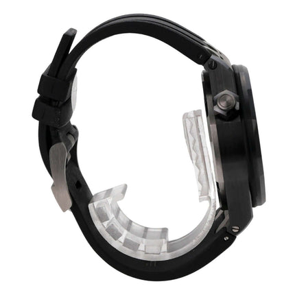 Audemars Piguet Royal Oak Offshore Diver Ceramic 15707CE.OO.A002CA.01 mit schwarzem Kautschukband und Keramikgehäuse seitlich