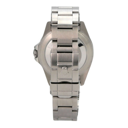 Rolex Explorer II Edelstahl Ref. 16570 Weiß Rückansicht des Gehäuses mit Oyster-Edelstahlarmband