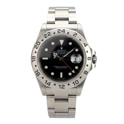 Rolex Explorer II Ref. 16570 mit schwarzem Zifferblatt, Edelstahlgehäuse, 40 mm, Baujahr 2005