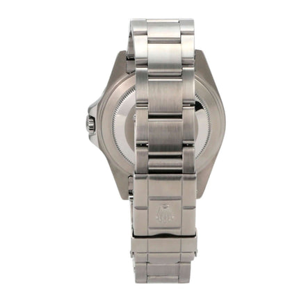 Rolex Explorer II Ref. 16570 Rückansicht Edelstahlarmband und Gehäuse, poliert und satiniert.