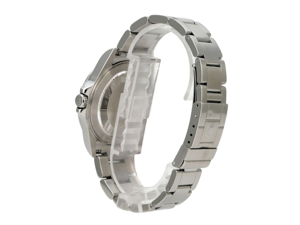 Rolex Explorer II Ref. 16570 Zifferblatt Schwarz, Edelstahlarmband und Gehäuse, Seitenansicht