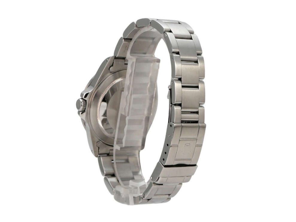 Rolex Explorer II Edelstahl 16570 Schwarz - Uhrenansicht unter Wasser oder bei Regen, betont die Wasserdichtigkeit bis 10 bar.