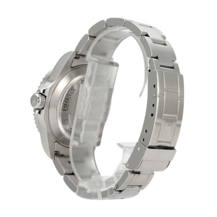 Rolex Sea-Dweller 16600, Edelstahl-Gehäuse mit Oyster-Armband und Faltschließe, seitliche Ansicht.