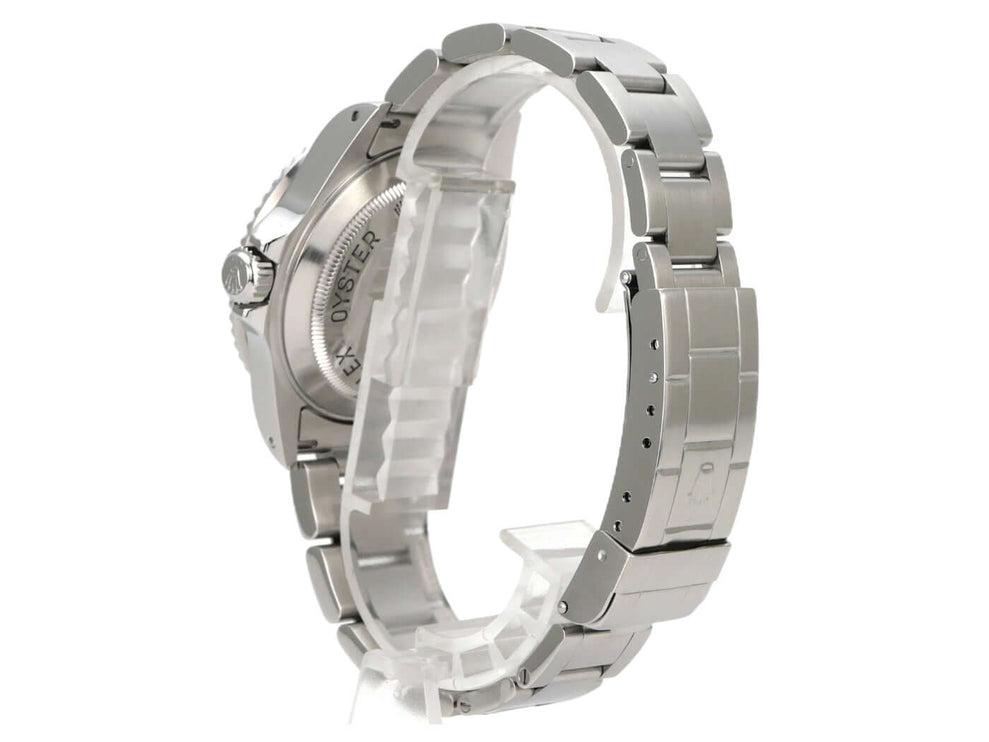 Rolex Sea-Dweller 16600 aus Edelstahl mit Oyster-Armband und Faltschließe, Rückansicht, 40 mm