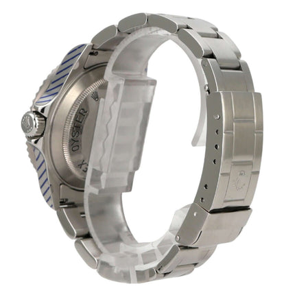 Rolex Sea-Dweller 16600 Edelstahl Armband mit Faltschließe und Gehäuseansicht von der Seite