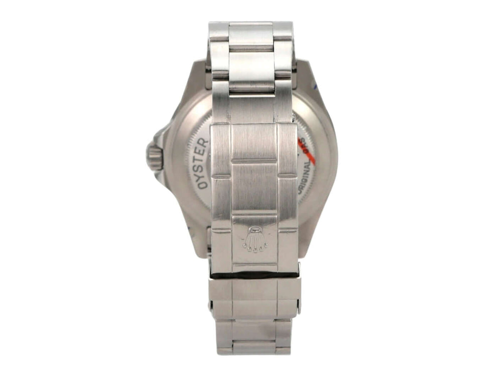 Rolex Sea-Dweller 16600 Ansicht der Gehäuserückseite mit Oyster Armband aus Edelstahl