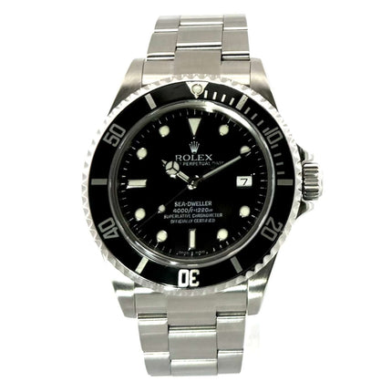 Rolex Sea-Dweller 16600 aus 2009 mit Oyster Edelstahl Armband und schwarzem Zifferblatt