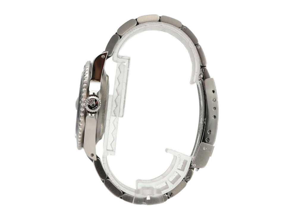 Rolex Submariner Date 16610 seitliche Ansicht des Edelstahlarmbands und Gehäuses