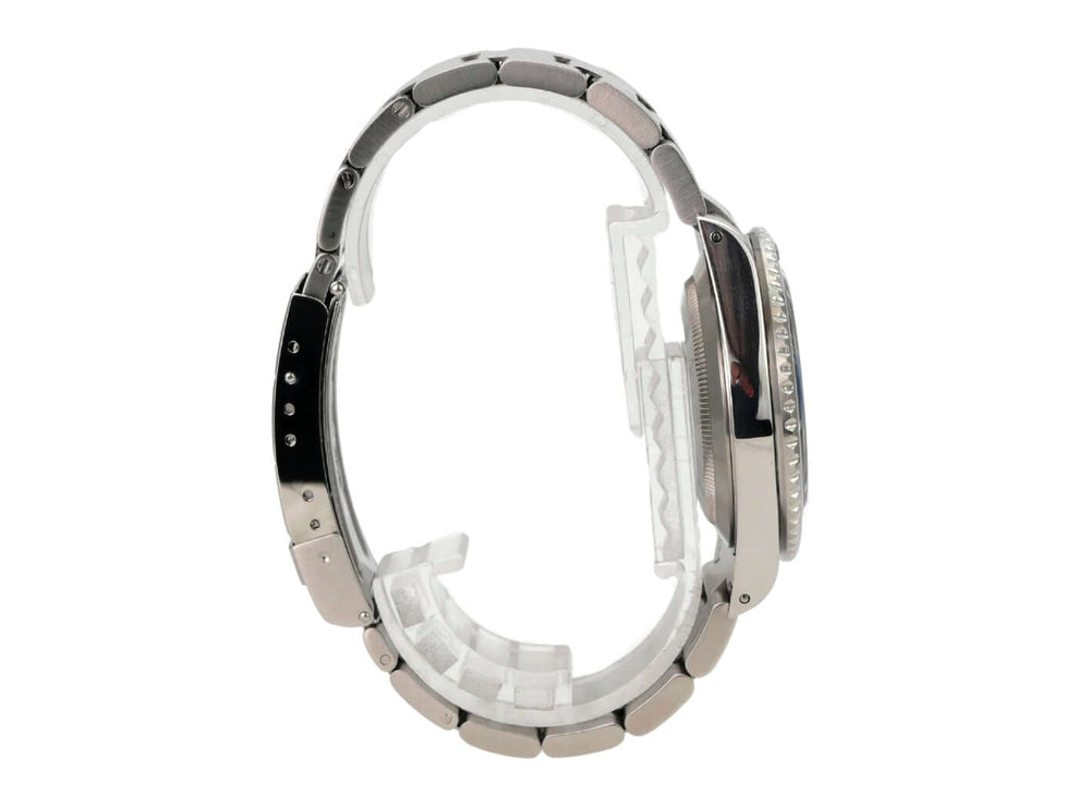 Rolex Submariner Date 16610 Edelstahlarmband und Gehäuse von der Seite