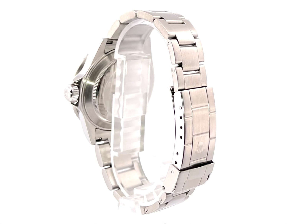 Rückansicht des Rolex Submariner Date 16610 Edelstahl Armbands mit Faltschließe