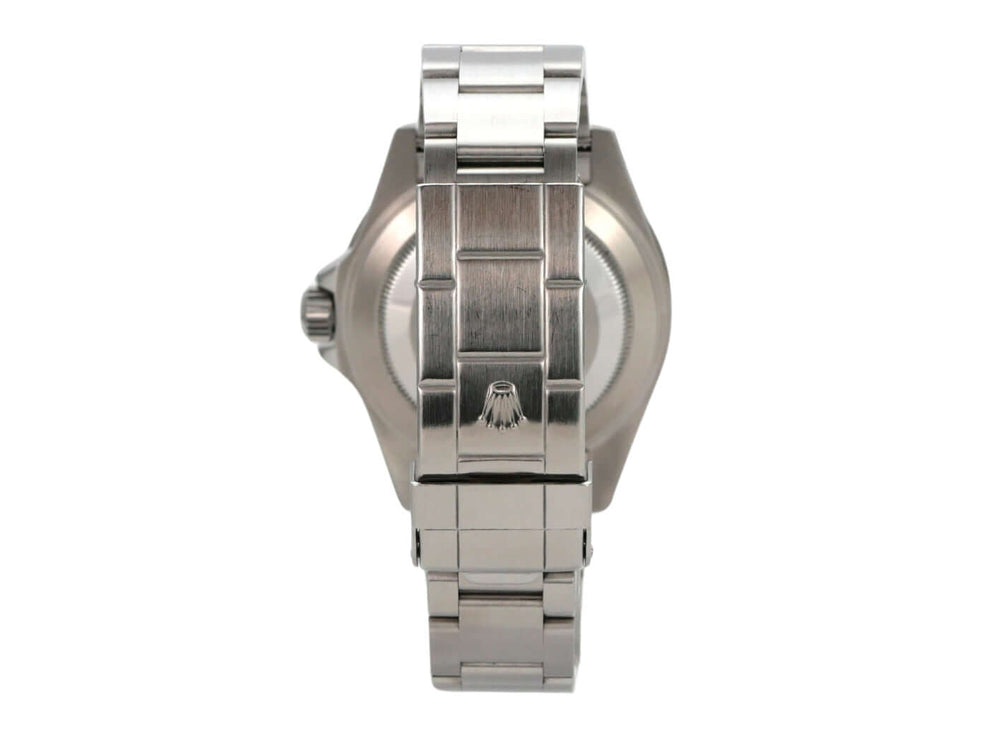 Rolex Submariner Date 16610 Rückansicht des Edelstahlgehäuses und Armbands