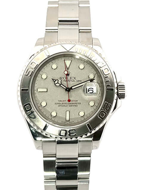 Rolex Yacht-Master 40 Edelstahl Platin 16622 aus 2005 mit Platin Lünette und Oyster Armband