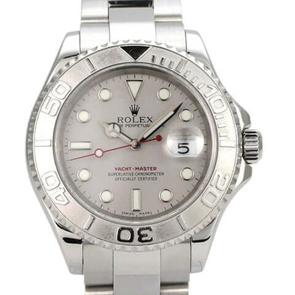 Rolex Yacht-Master 40 Edelstahl Platin 16622, Edelstahl/Platin, 40 mm, Oyster-Armband, Platinlünette, Automatikwerk