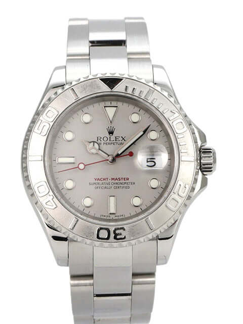 Rolex Yacht-Master 40 Edelstahl Platin 16622, Edelstahl/Platin, 40 mm, Oyster-Armband, Platinlünette, Automatikwerk