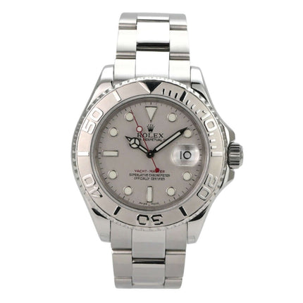Rolex Yacht-Master 40 Edelstahl Platin 16622 mit Oyster-Armband, Platinlünette und Automatikwerk